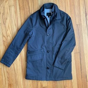 Mens JCrew Fulton Insulated Jacket in Grey sz XS